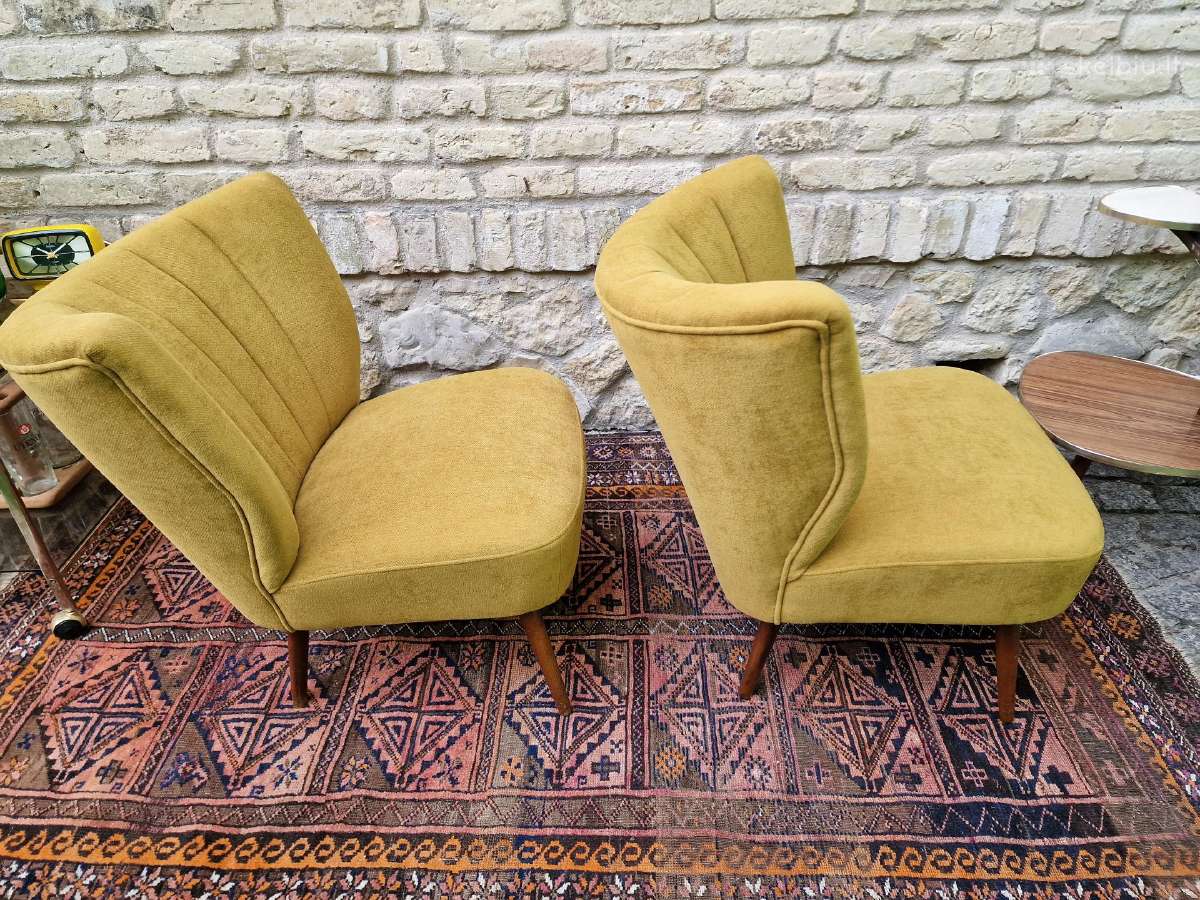 Vintažiniai mid century Coctail.st foteliai - nuotraukos Nr. 33