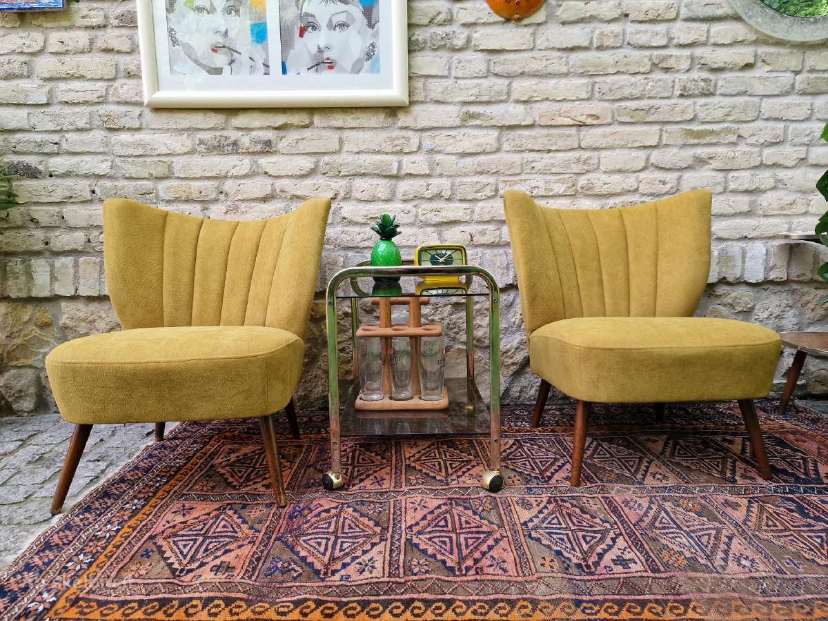 Vintažiniai mid century Coctail.st foteliai - nuotraukos Nr. 35
