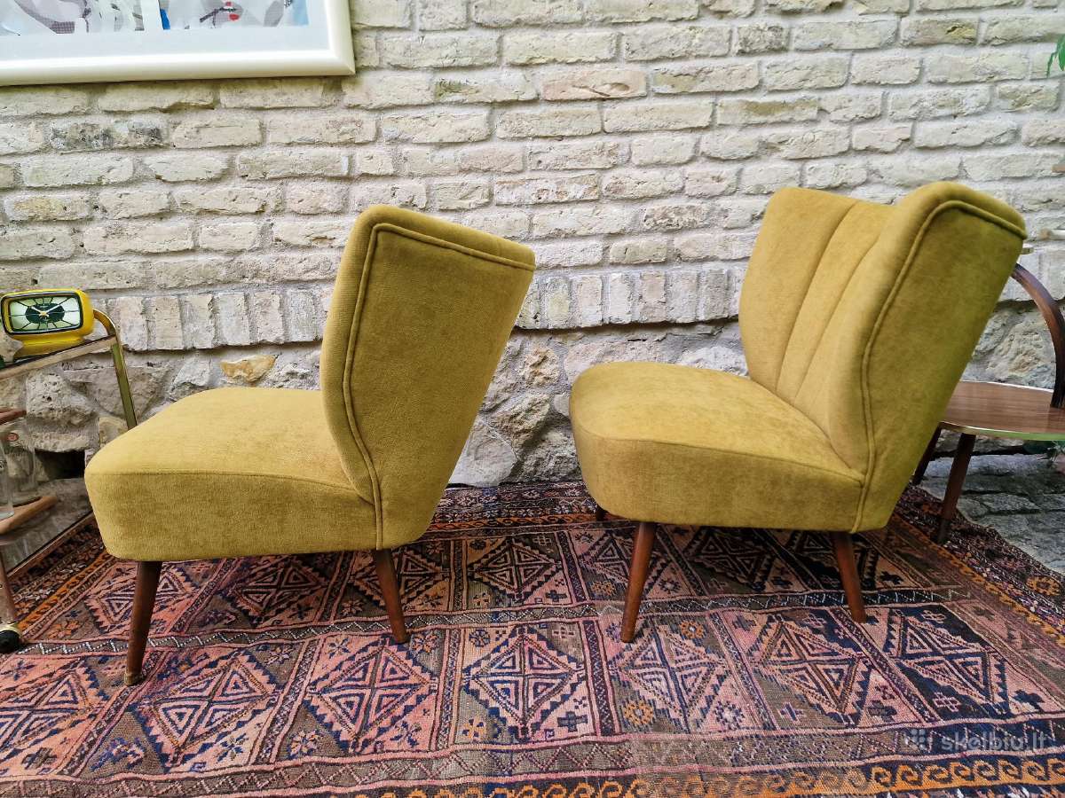 Vintažiniai mid century Coctail.st foteliai - nuotraukos Nr. 36
