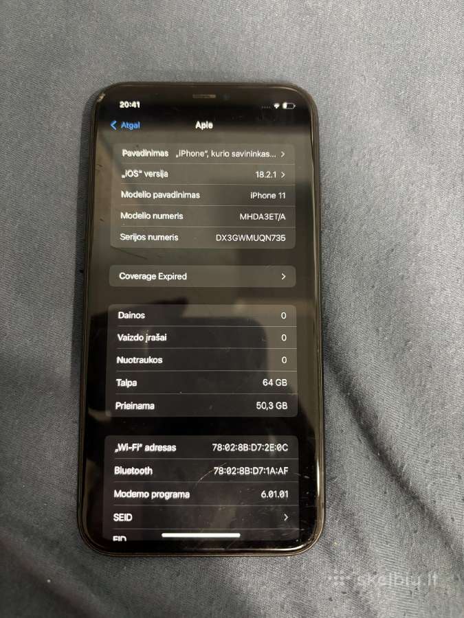 iPhone 11 64 GB - nuotraukos Nr. 3