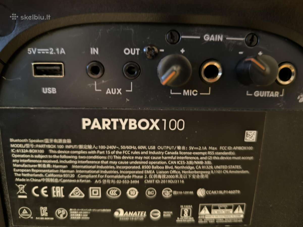 Jbl party box 100 - nuotraukos Nr. 2
