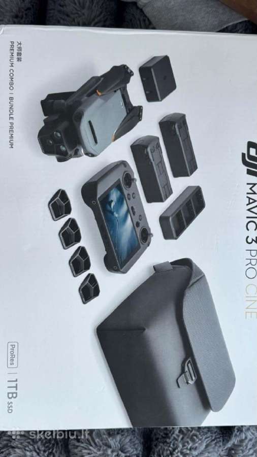 Dji Mavic 3 Pro Cine Premium Combo 1tb SSD - nuotraukos Nr. 2