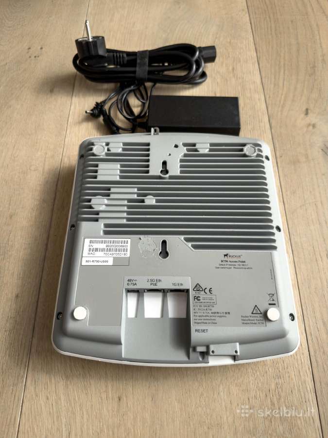 Ruckus R750 su Unleashed belicenziniu valdymu - nuotraukos Nr. 2