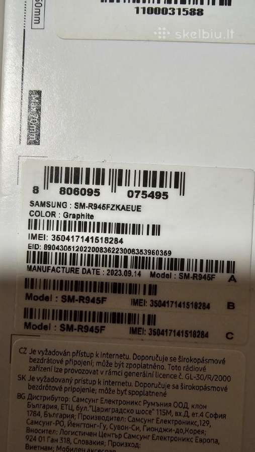 Samsung Galaxy Watch 6 Lte 44mm - nuotraukos Nr. 4