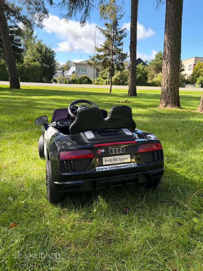 Vaikiškas policijos elektromobilis Audi R8 - nuotraukos Nr. 3