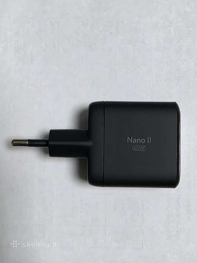 Naujas tinklo įkroviklis Anker Nano II 65w - nuotraukos Nr. 2
