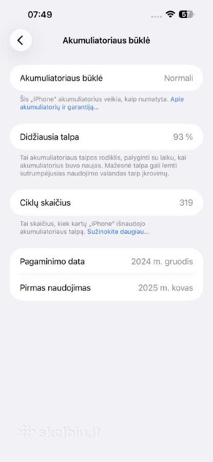 Apple iPhone 16 Plus 128 GB - nuotraukos Nr. 6
