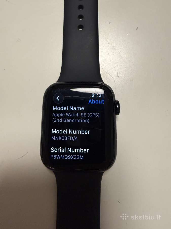Apple Watch Se Gen2 GPS 44mm - nuotraukos Nr. 3