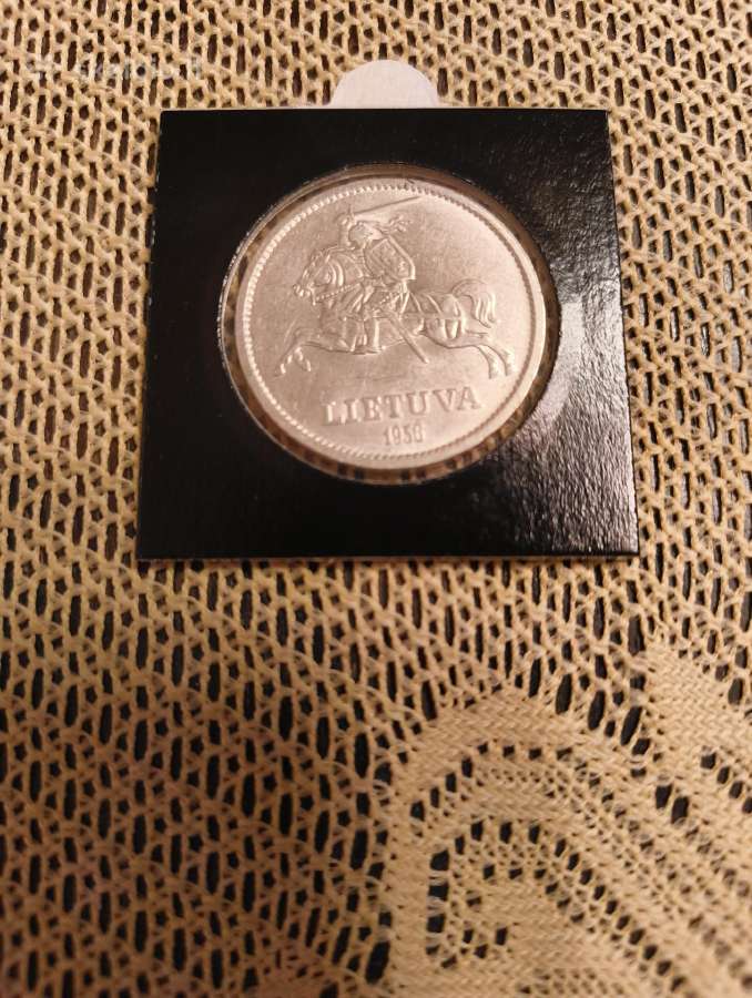 10 Litų 1936 m. Labai Gero Stovio. aunc - Su Kalyk - nuotraukos Nr. 2
