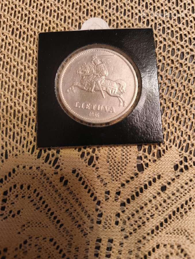 10 Litų 1936 m. gero Stovio Originali Tvarkinga - nuotraukos Nr. 2