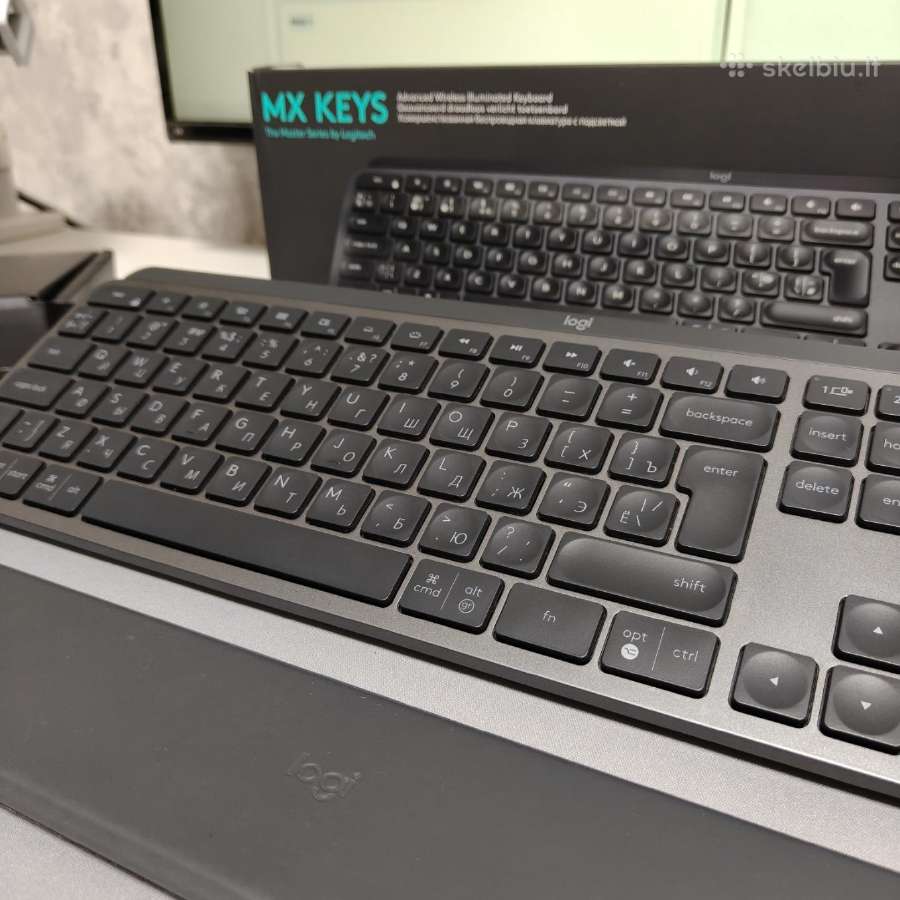 Logitech Mx Keys (en/ru) - nuotraukos Nr. 3