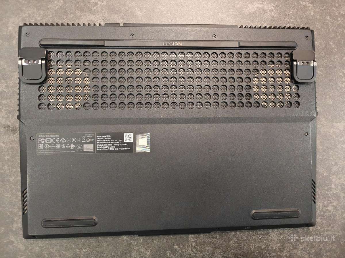 Lenovo Legion 5, Rtx 3060, 32gb, Ryzen 5600h - nuotraukos Nr. 8
