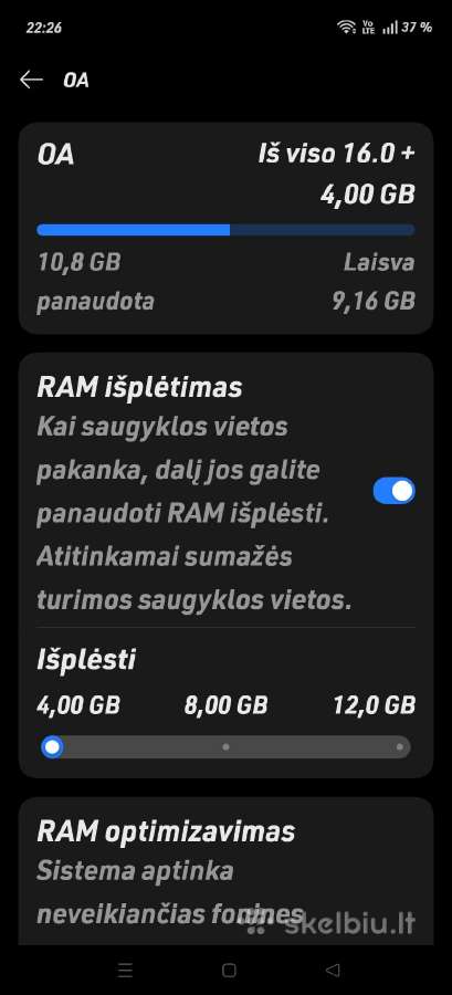 Oneplus 12r (16+12gb RAM) - nuotraukos Nr. 6