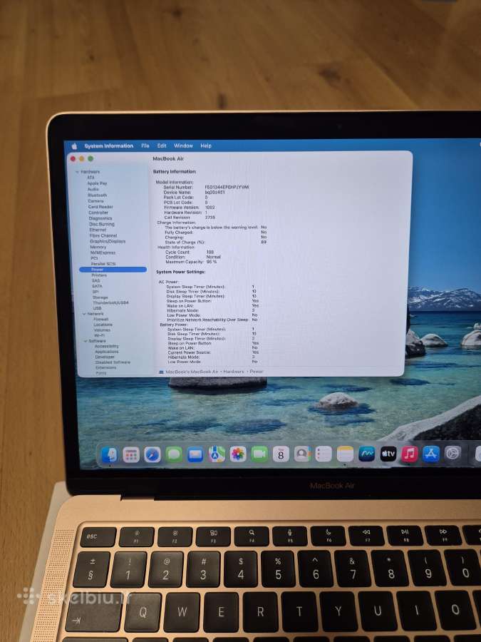 MacBook air M1 8/256 - nuotraukos Nr. 3