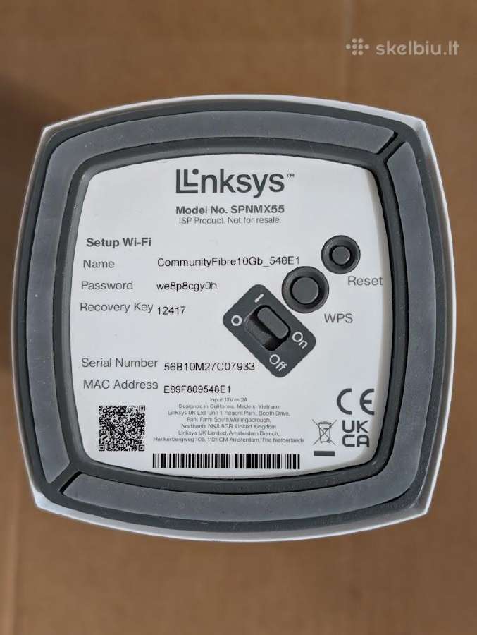 Linksys Mx5500 Wi-fi 6 Ax5400 Atlas Galima Openwrt - nuotraukos Nr. 4