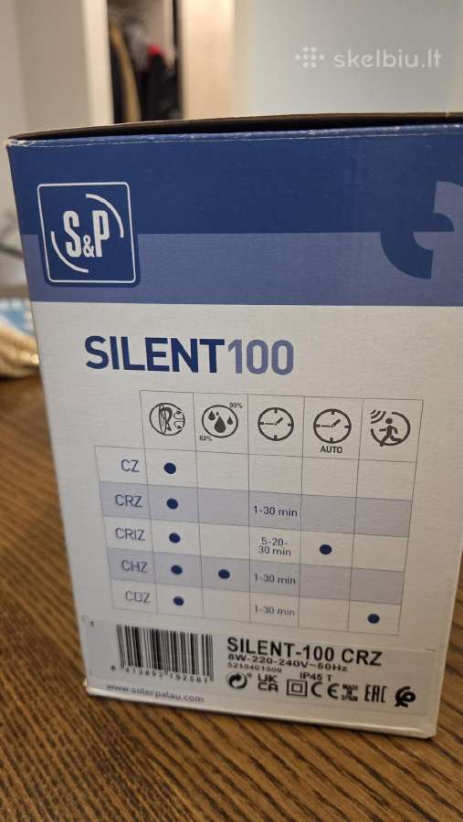Soler & Palau Silent-100 Crz – ventiliatorius - nuotraukos Nr. 2