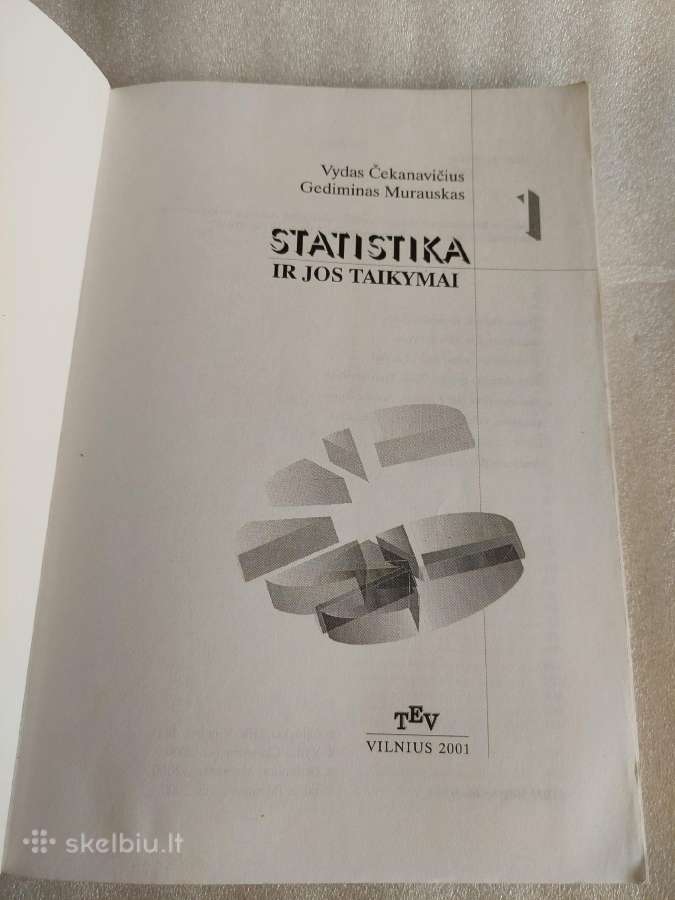 Statistika ir jos taikymai -1 - nuotraukos Nr. 2