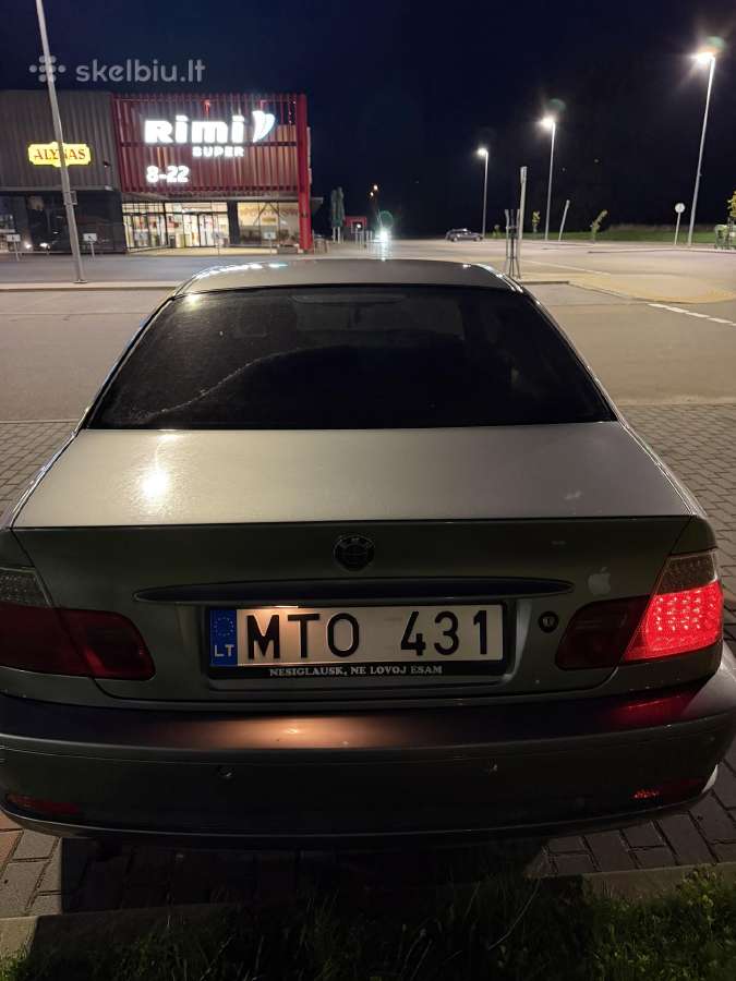 Bmw e46 coupe 320d - nuotraukos Nr. 3
