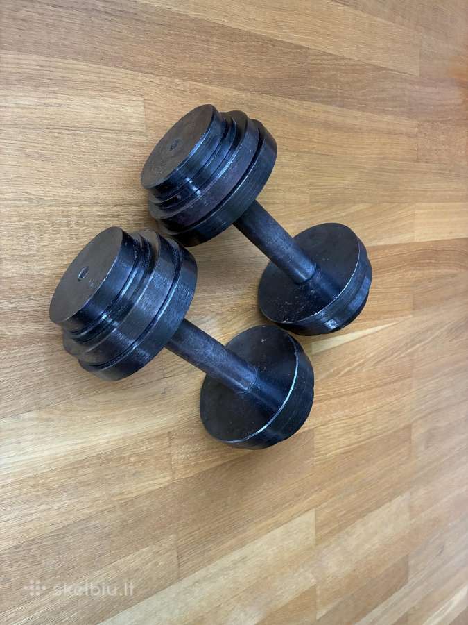 Reguliuojamo svorio hanteliai 2-10kg 2vnt - nuotraukos Nr. 2