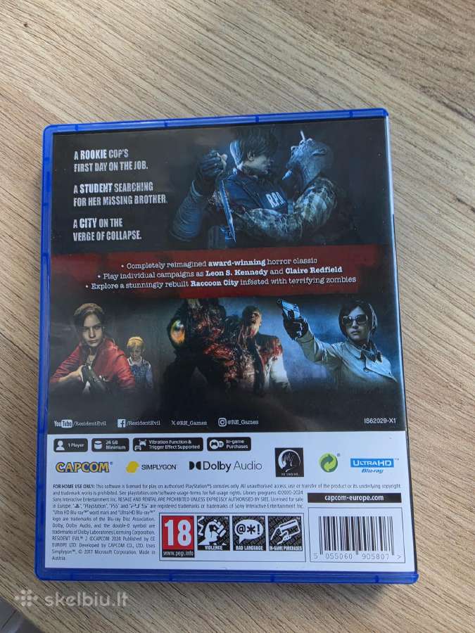 Resident evil 2 Ps5 - nuotraukos Nr. 2