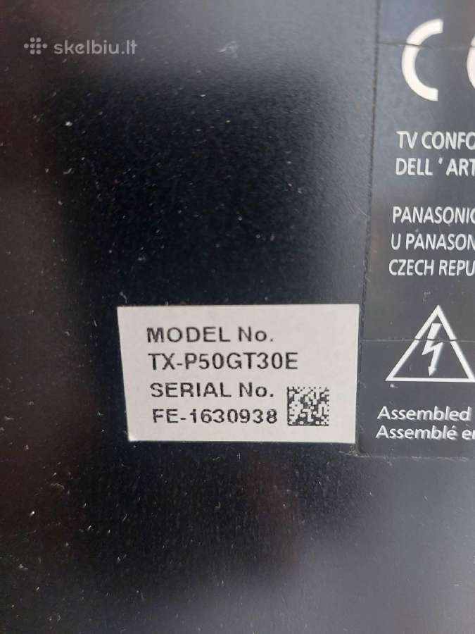 Panasonic televizorius - nuotraukos Nr. 5