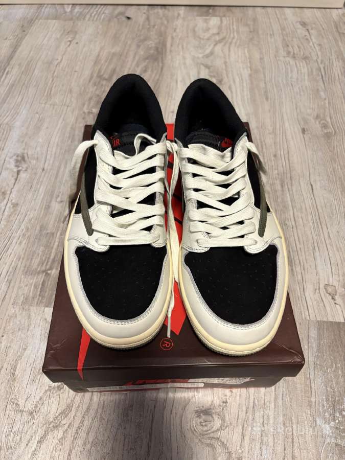 Travis Scott Air Jordan 1 Low stiliaus batai 44. - nuotraukos Nr. 2