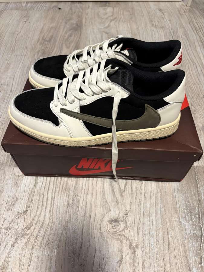 Travis Scott Air Jordan 1 Low stiliaus batai 44. - nuotraukos Nr. 2