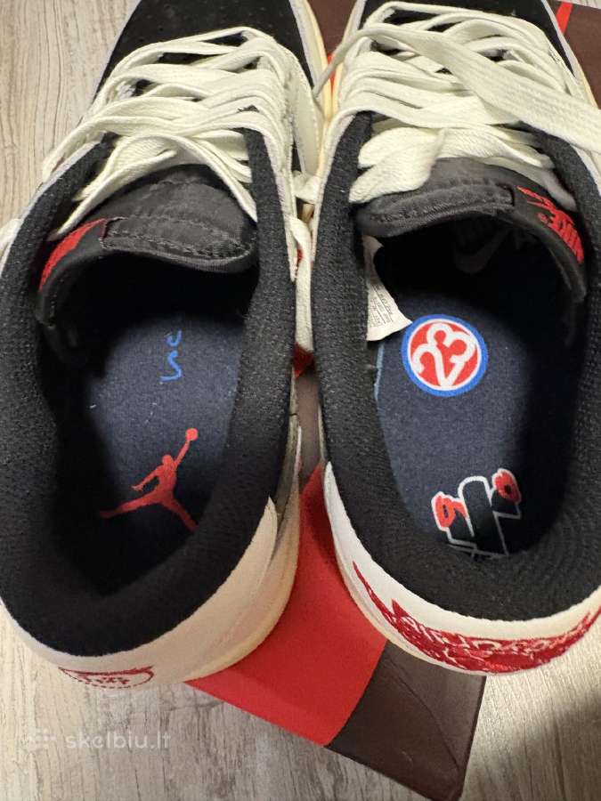 Travis Scott Air Jordan 1 Low stiliaus batai 44. - nuotraukos Nr. 5