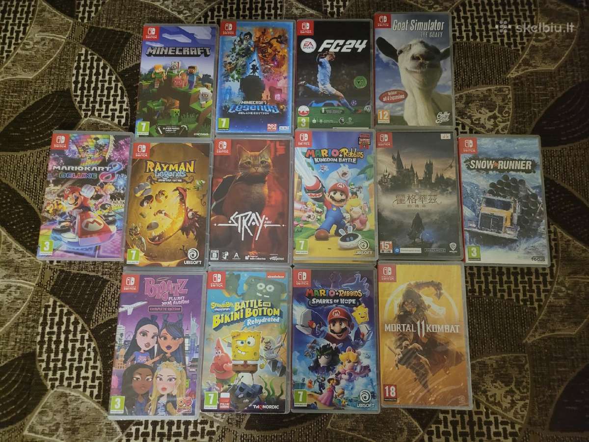 Nintendo Switch žaidimai 10.26 Panevėžy, siunčiu - nuotraukos Nr. 7