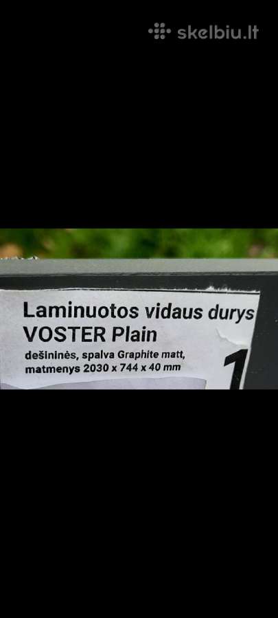 Vidaus durys su stakta - nuotraukos Nr. 2
