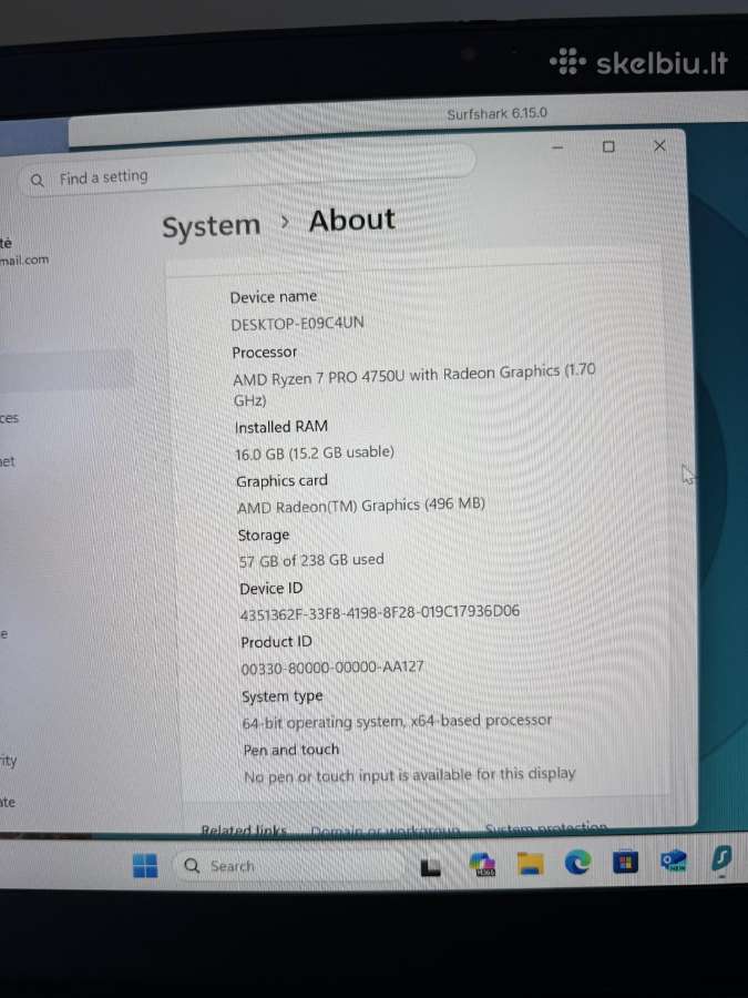 Lenovo Thinkpad - nuotraukos Nr. 6