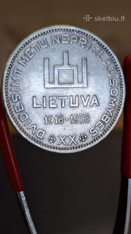 Antanas Smetona 10 litų 1938 - nuotraukos Nr. 2