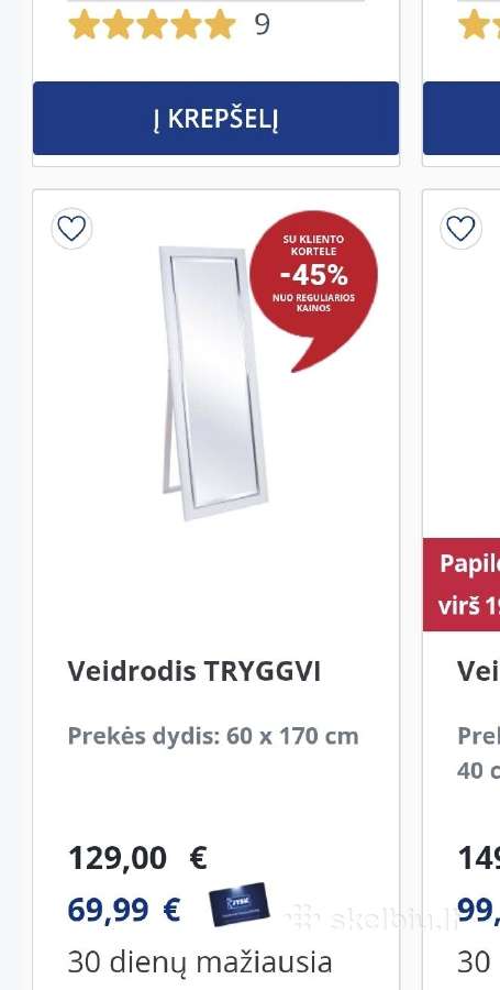 Naujas veidrodis - nuotraukos Nr. 2