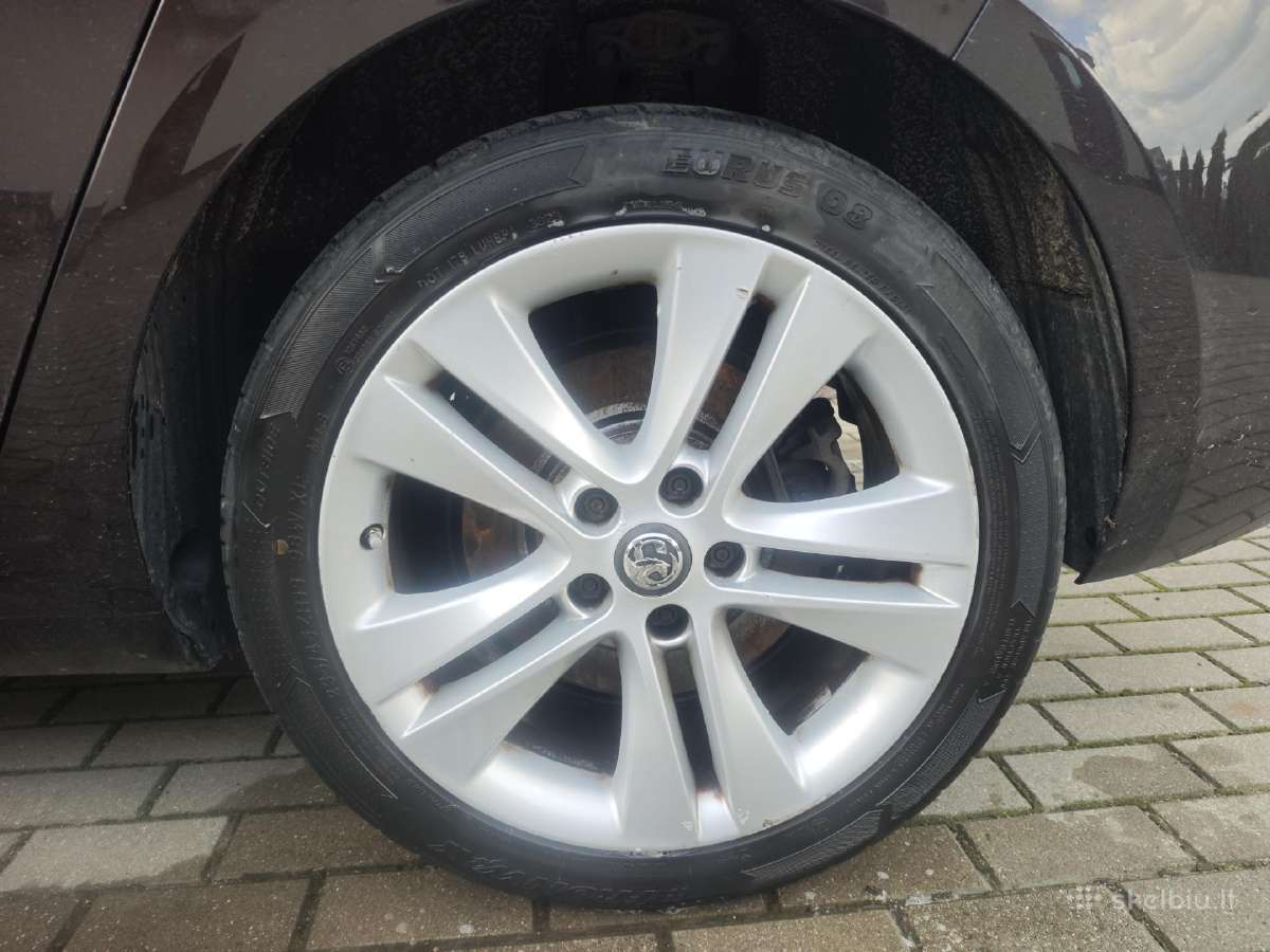 Opel zafira r18 ratlankiai su geromis padangomis - nuotraukos Nr. 3