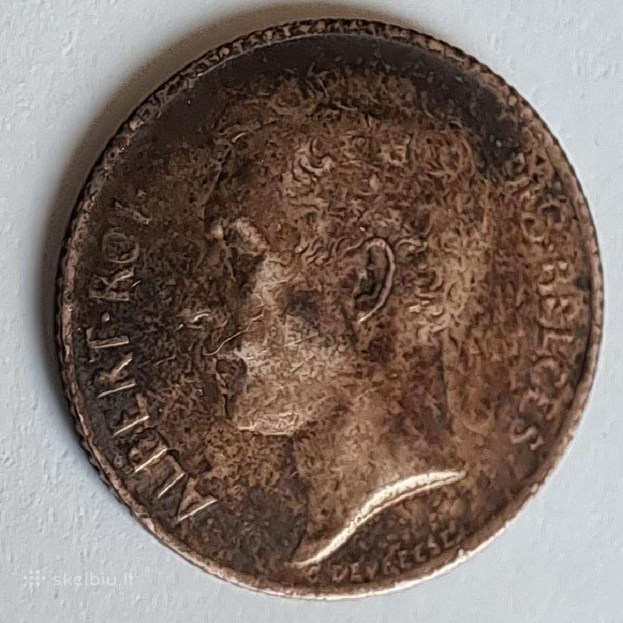 1912 Belgija 50 santimų - nuotraukos Nr. 2