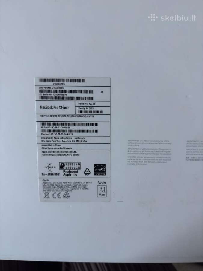 MacBook pro - nuotraukos Nr. 4