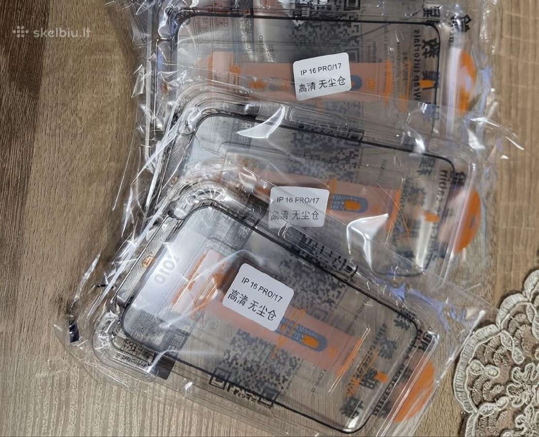 Naujos kartos stikliukai 3vnt-iphone17pro - nuotraukos Nr. 2