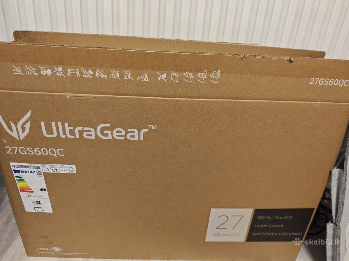 Garantija 2 metai. LG ultra gear27gs60qc - nuotraukos Nr. 4