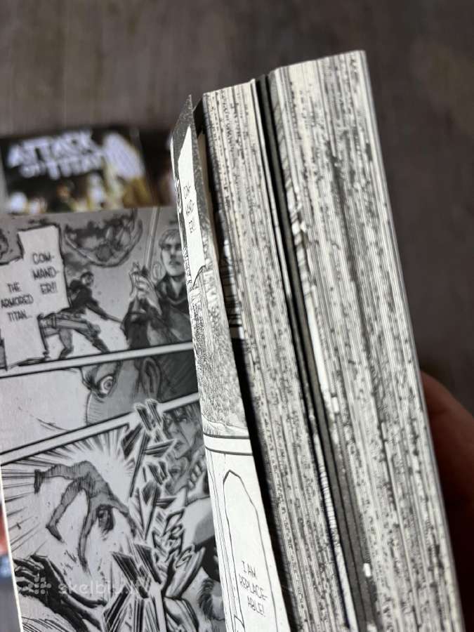 Manga komiksai Attack on Titan vol. 1-11 - nuotraukos Nr. 3