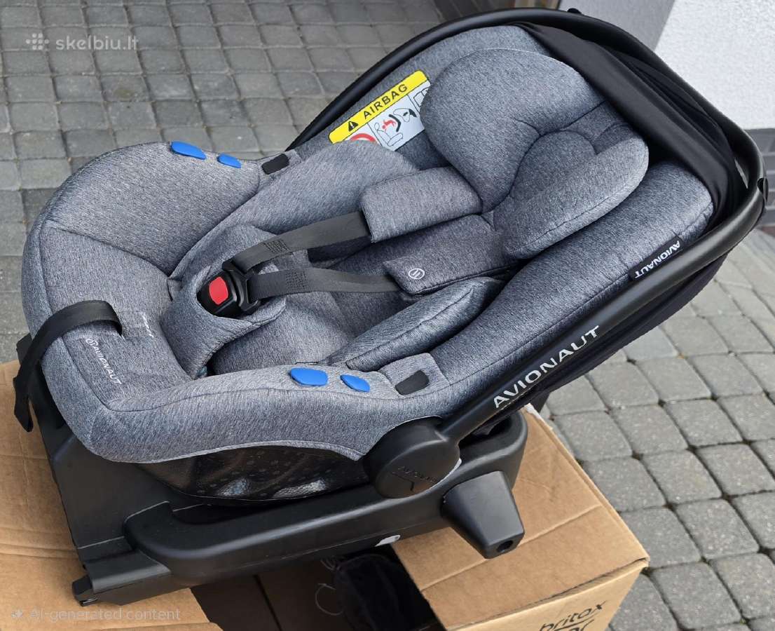 Automobilinė kėdutė Avionaut Pixel + Isofix bazė - nuotraukos Nr. 2