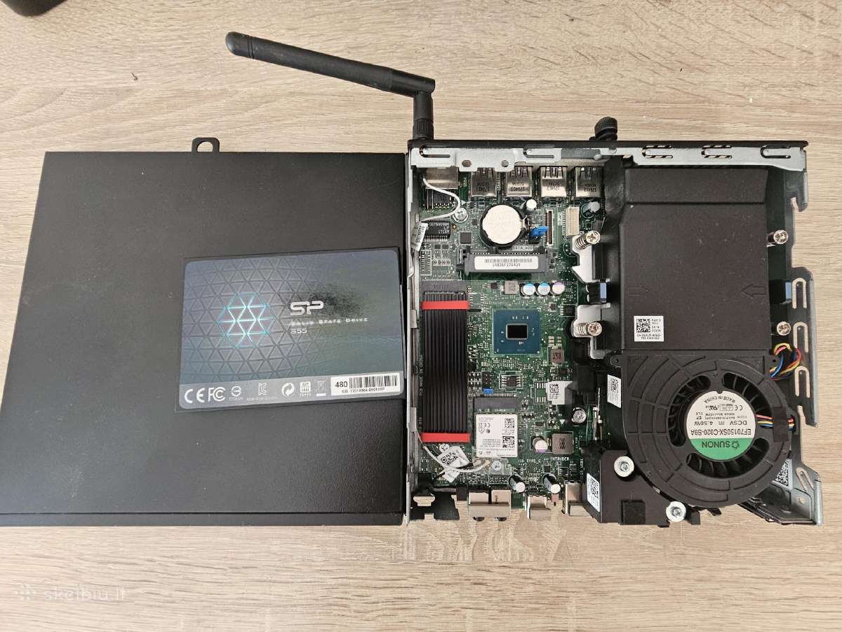 Dell Optiplex 7050 i5-7gen 16gb 120nvme+480ssd - nuotraukos Nr. 5