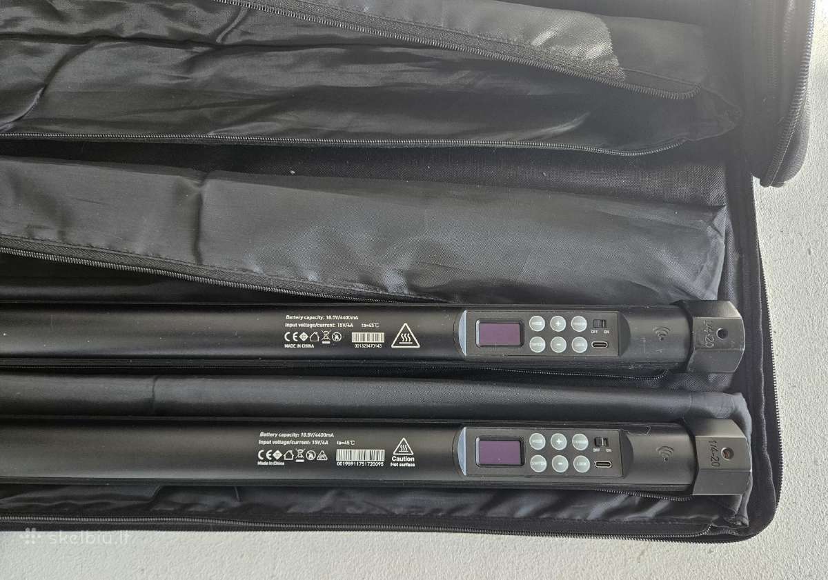 Parduodu Nanlite pavotube II 30x Rgbww LED lempas - nuotraukos Nr. 4