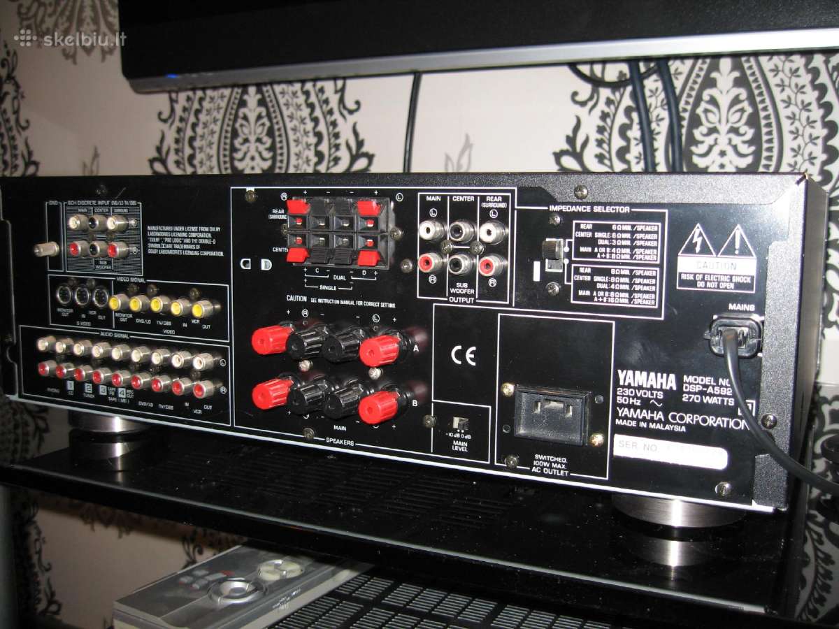 Hi-fi stiprintuvai-resyveriai Yamaha. - nuotraukos Nr. 8