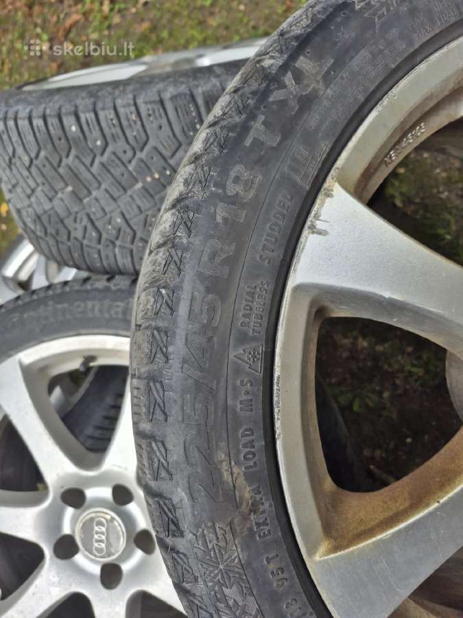 R18 ratlankiai 5x112 su Continental padangomis. - nuotraukos Nr. 3