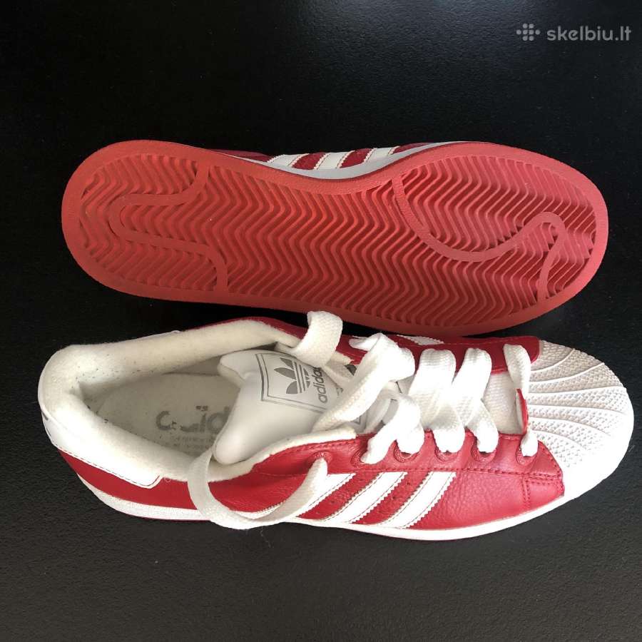 Sportbačiai Adidas Superstar II red/white 42 2/3 - nuotraukos Nr. 4