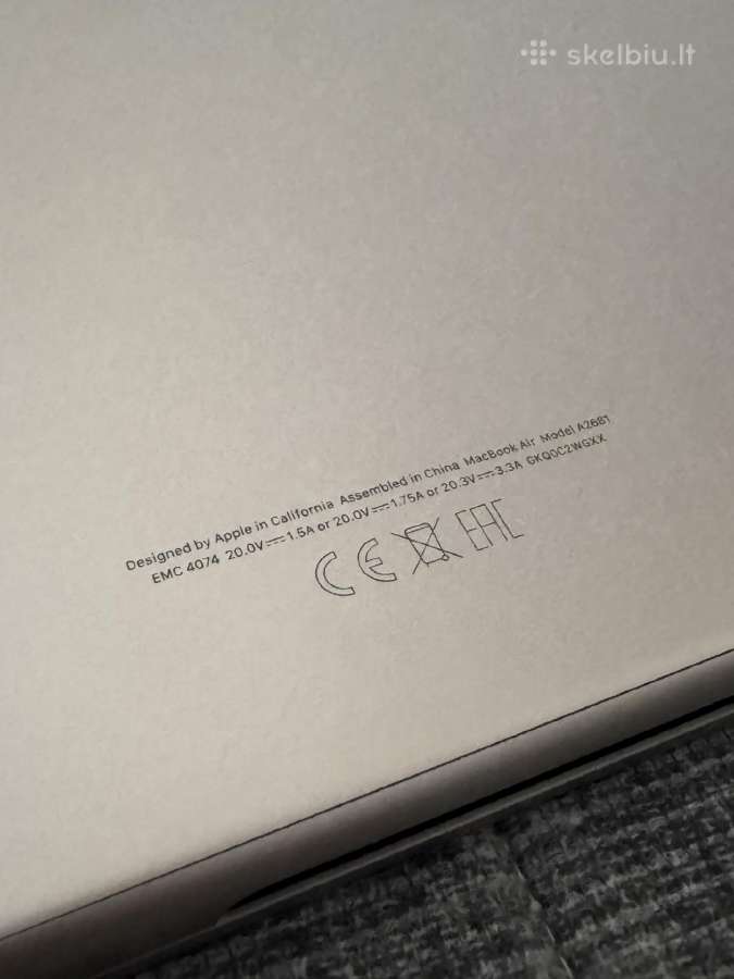 MacBook M2 2022 8/256 - nuotraukos Nr. 4
