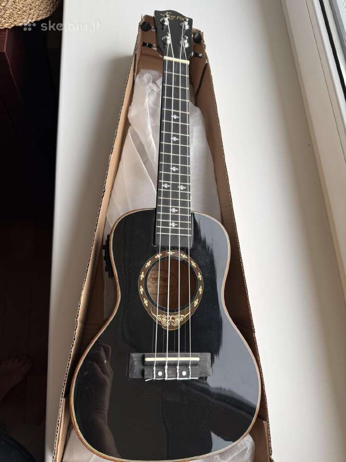 Ukulele Ever Play UK- La03-24-bk-eq300t concert - nuotraukos Nr. 2