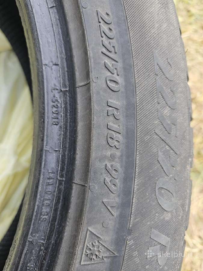 Parduodamos žieminės Matador 225/50 R18 V XL 4vnt. - nuotraukos Nr. 4