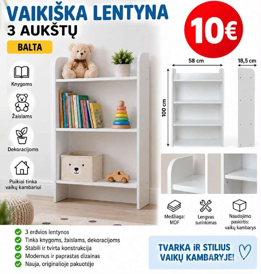 Stalai,lentynos, baldai - nuotraukos Nr. 3