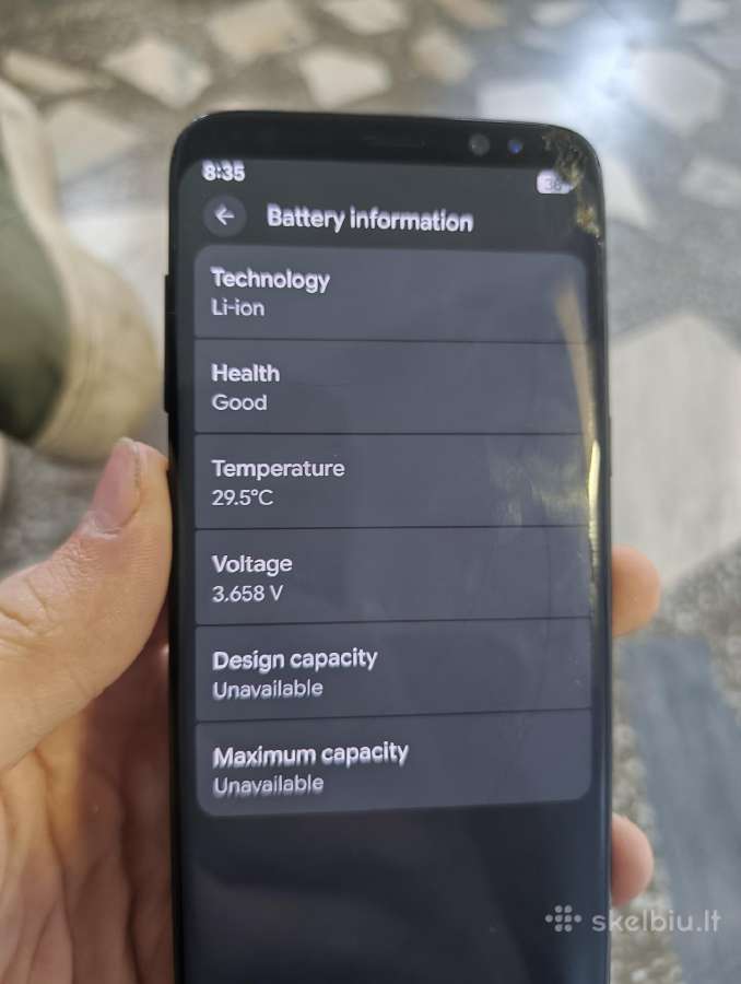 Samsung Galaxy S8 with Lineageos Android 16 - nuotraukos Nr. 8